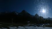 Archived webcam image showing Ehrwalder Alm - Panorama on 27 Apr 2026 at 02:19