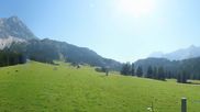 Archiviertes Webcam Bild: Ehrwalder Almbahn Panorama am 13.08.2026 um 10:55 Uhr