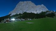 Archived webcam image showing Ehrwalder Alm - Panorama on 27 Sep 2026 at 02:59