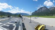 Archiviertes Webcam Bild: Flughafen Innsbruck am 12.05.2026 um 14:03 Uhr