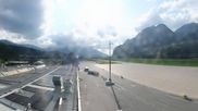 Archived webcam image showing Panoramic view of Innsbruck Airport on 21 Jul 2026 at 18:43