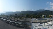 Archived webcam image showing Panoramic view of Innsbruck Airport on 31 Jul 2026 at 08:08