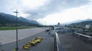 Archived webcam image showing Panoramic view of Innsbruck Airport on 10 Aug 2026 at 08:56