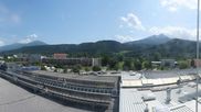 Archived webcam image showing Panoramic view of Innsbruck Airport on 10 Aug 2026 at 14:56