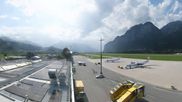 Archived webcam image showing Panoramic view of Innsbruck Airport on 10 Aug 2026 at 16:56
