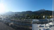 Archived webcam image showing Panoramic view of Innsbruck Airport on 15 Sep 2026 at 08:20