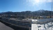 Archived webcam image showing Panoramic view of Innsbruck Airport on 26 Feb 2026 at 12:57