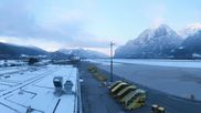Archived webcam image showing Panoramic view of Innsbruck Airport on 28 Mar 2026 at 06:59
