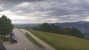 Archived webcam image showing Panoramic view over the Traunsee on 14 Jun 2026 at 08:47