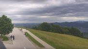 Archived webcam image showing Panoramic view over the Traunsee on 14 Jun 2026 at 10:47