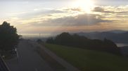 Archived webcam image showing Panoramic view over the Traunsee on 3 Aug 2026 at 07:01
