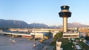 Archived webcam image showing Panoramic view of Salzburg Airport on 23 Apr 2026 at 06:34