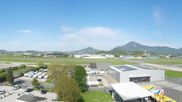 Archived webcam image showing Panoramic view of Salzburg Airport on 23 Apr 2026 at 16:34