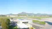 Archived webcam image showing Panoramic view of Salzburg Airport on 23 Apr 2026 at 18:34