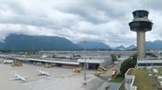 Archived webcam image showing Panoramic view of Salzburg Airport on 14 Jun 2026 at 08:03