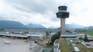 Archived webcam image showing Panoramic view of Salzburg Airport on 14 Jun 2026 at 16:03