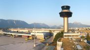 Archived webcam image showing Panoramic view of Salzburg Airport on 3 Aug 2026 at 06:06