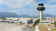 Archived webcam image showing Panoramic view of Salzburg Airport on 3 Aug 2026 at 08:06