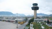 Archived webcam image showing Panoramic view of Salzburg Airport on 17 Sep 2026 at 08:51