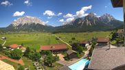 Archiviertes Webcam Bild: Hotel Post Lermoos: Zugspitze am 29.05.2026 um 14:51 Uhr