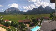 Archived webcam image showing Zugspitze view - Hotel Post on 8 Jun 2026 at 12:25
