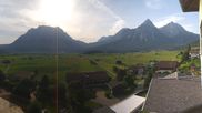 Archiviertes Webcam Bild: Hotel Post Lermoos: Zugspitze am 14.07.2026 um 08:03 Uhr