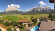 Archiviertes Webcam Bild: Hotel Post Lermoos: Zugspitze am 12.07.2026 um 16:38 Uhr