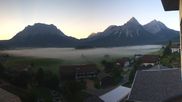 Archiviertes Webcam Bild: Hotel Post Lermoos: Zugspitze am 13.08.2026 um 06:31 Uhr