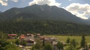 Archiviertes Webcam Bild: Alpenwelt Karwendel - Krün am 12.07.2026 um 12:56 Uhr