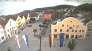 Archived webcam image showing Dietfurt marketplace west on 14 Jun 2026 at 06:24
