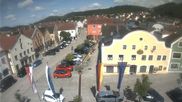 Archived webcam image showing Dietfurt marketplace west on 14 Jun 2026 at 10:24
