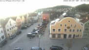 Archived webcam image showing Dietfurt marketplace west on 27 Mar 2026 at 18:44