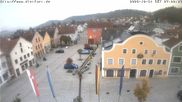 Archived webcam image showing Dietfurt marketplace west on 31 Oct 2026 at 07:13