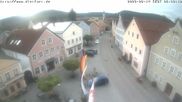 Archived webcam image showing Dietfurt town hall east on 14 Jun 2026 at 06:22