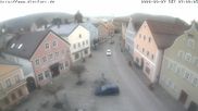 Archived webcam image showing Dietfurt town hall east on 27 Mar 2026 at 07:40
