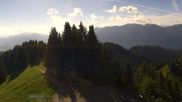 Archiviertes Webcam Bild: Oberammergau: Panoramablick Bergstation Laber am 15.06.2026 um 08:37 Uhr