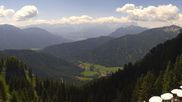 Archiviertes Webcam Bild: Oberammergau: Panoramablick Bergstation Laber am 12.07.2026 um 12:29 Uhr