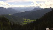 Archiviertes Webcam Bild: Oberammergau: Panoramablick Bergstation Laber am 26.08.2026 um 14:04 Uhr