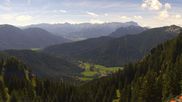 Archiviertes Webcam Bild: Oberammergau: Panoramablick Bergstation Laber am 26.08.2026 um 12:04 Uhr