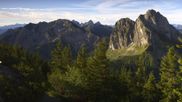 Archived webcam image showing Breitenberg - Mountain hut Ostlerhütte on 4 Jun 2026 at 07:55