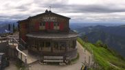 Archived webcam image showing Breitenberg - Mountain hut Ostlerhütte on 4 Jun 2026 at 16:55
