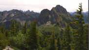Archived webcam image showing Breitenberg - Mountain hut Ostlerhütte on 4 Jun 2026 at 12:55