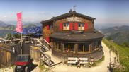 Archived webcam image showing Breitenberg - Mountain hut Ostlerhütte on 12 Jul 2026 at 10:34