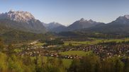 Archived webcam image showing Alpine World Karwendel - Wallgau on 1 May 2026 at 18:58