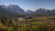 Archived webcam image showing Alpine World Karwendel - Wallgau on 1 May 2026 at 10:58