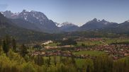 Archived webcam image showing Alpine World Karwendel - Wallgau on 1 May 2026 at 12:58