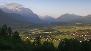 Archived webcam image showing Alpine World Karwendel - Wallgau on 28 May 2026 at 06:03