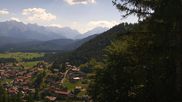 Archived webcam image showing Alpine World Karwendel - Wallgau on 12 Jul 2026 at 16:50