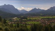 Archiviertes Webcam Bild: Alpenwelt Karwendel - Wallgau am 26.08.2026 um 12:39 Uhr