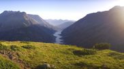Archiviertes Webcam Bild: Blick auf Livigno vom Crap de la Pare am 12.07.2026 um 07:00 Uhr